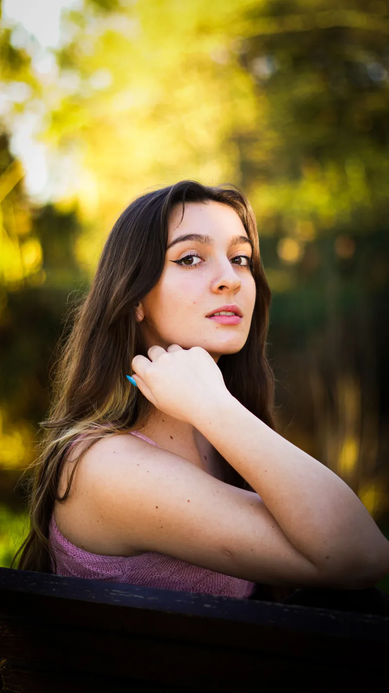 Portrait of an alumna outdoors